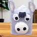 Donkey Tissue Box Cover pattern