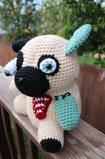 Ravelry: Zombie Pug pattern by Lisa Ferrel