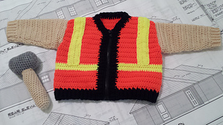 Construction Baby Sweater pattern