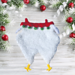 Chicken Christmas Stocking pattern 