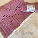 Diamond Drop Filet Blanket pattern 