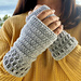 Loops & Lace Fingerless Gloves pattern 