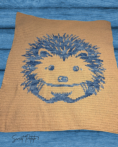 Hedgehog Throw Blanket