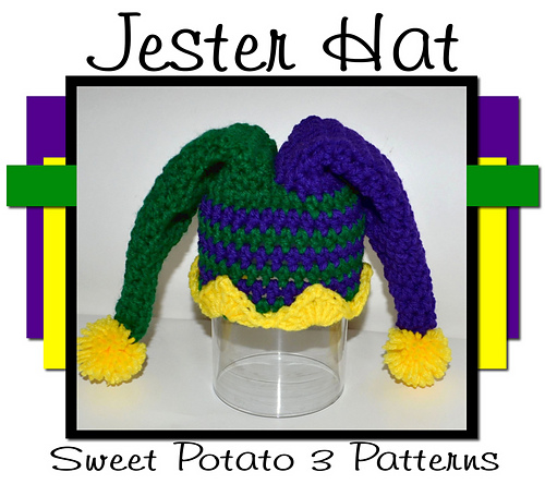 Jester / Mardi Gras Hat / Jack n the Box Hat photo 3