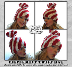 Peppermint Twist Hat pattern by Sweet Potato 3 - Ravelry