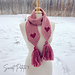 Hearts of Love Scarf pattern 