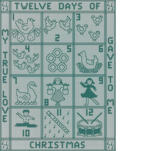 Twelve Days of Christmas Interlocking