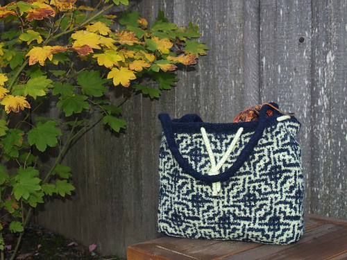 Mosaic Felted Shopping Bag photo 2