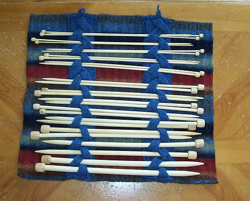 Braided Felted Needle Case photo 1