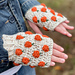 Pumpkin Patch Fingerless Gloves pattern 
