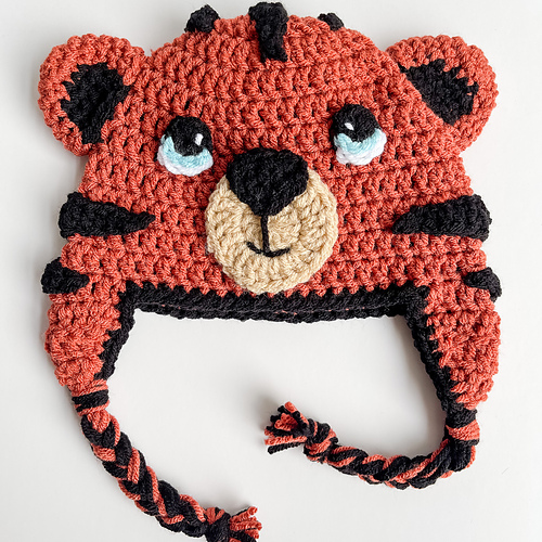 Tiger Earflap Hat
