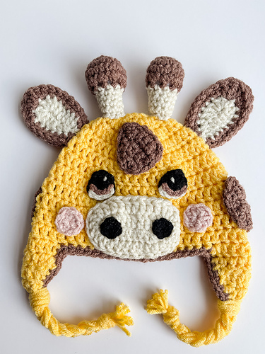 Giraffe Earflap Hat