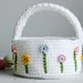 Flower Easter Basket pattern