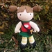 A little girl doll - sunny pattern 