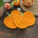 Knitted Pumpkin Coaster pattern