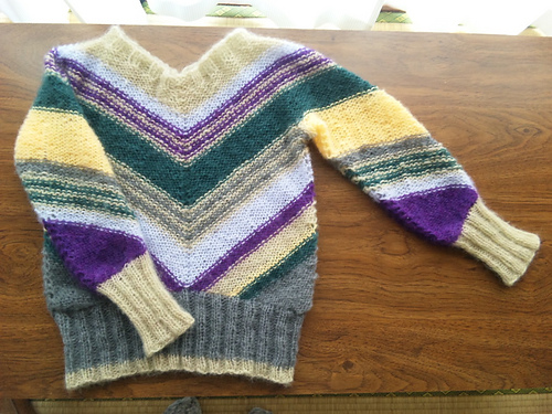 p.30 Colorful stripe mohair sweater 다른 모습 1
