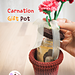Carnation Gift Pot pattern 