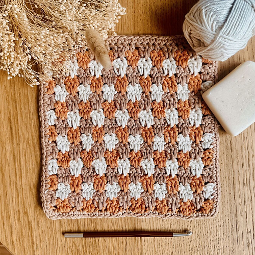 Granny Spike Stitch Washcloth photo 4