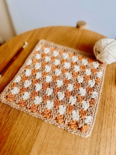 Granny Spike Stitch Washcloth photo 3