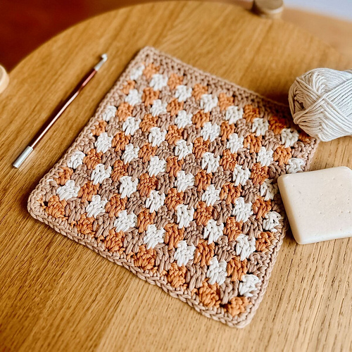 Granny Spike Stitch Washcloth photo 7