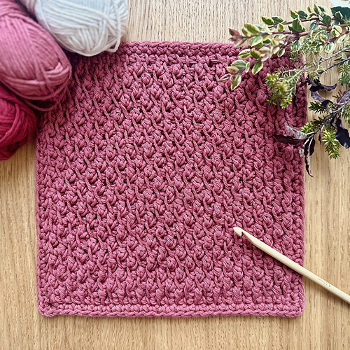 Tunisian Alpine Washcloth