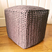 Chunky Cube Pouf pattern 