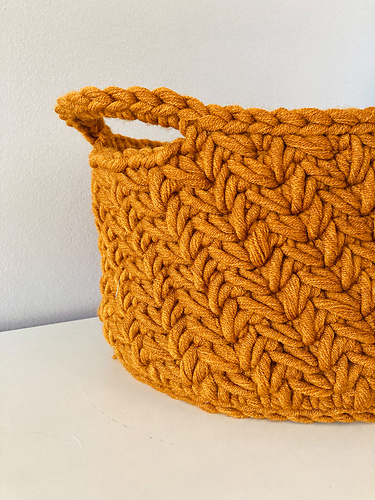 Chunky Chevron Basket photo 7