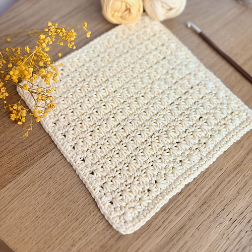 Star Stitch Washcloth photo 2