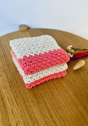 Moss Stitch Dishcloth photo 5