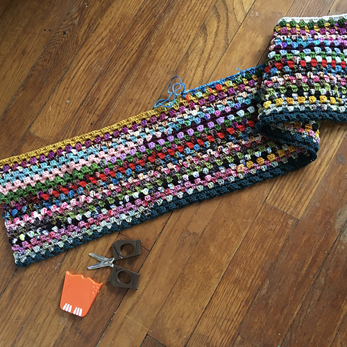 Sock Scraps Granny Stripe Blanket photo 3