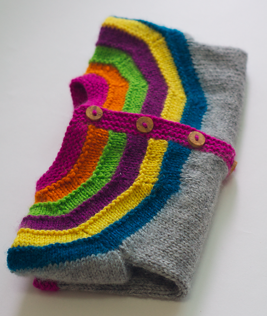 Ravelry needlesandyarn's Right as Rainbow Baby Cardigan