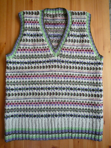 p4.Fair Isle Vest 다른 모습 3