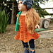 Crayon Collection Green Dress pattern