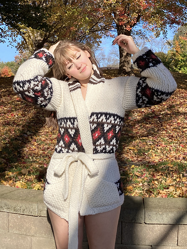 Monroe Beach Cardigan Replica - Knitting Knicely