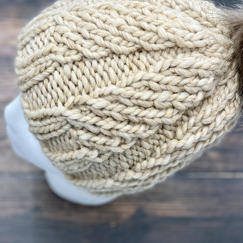 Ravelry Frosted Vineyard Cap pattern by Shelby Nichols