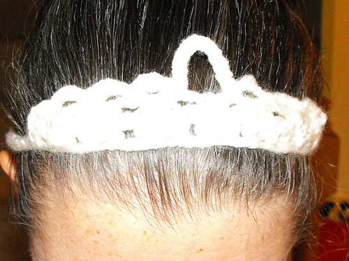 dainty princess headband photo 3