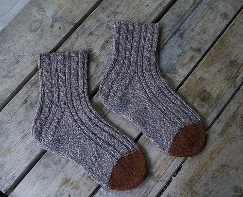 Whisper Cable Socks