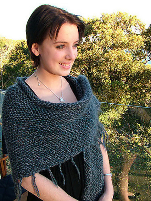garter shawl
