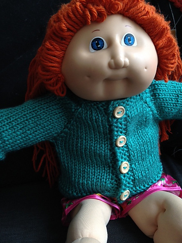 Hooded Sweater for a Cabbage Patch Doll photo 10