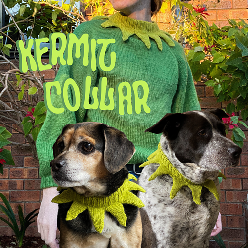 Kermit Collar (knit)