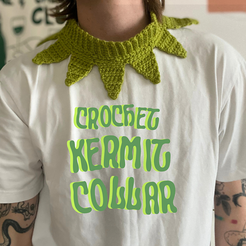 Kermit Collar (crochet)