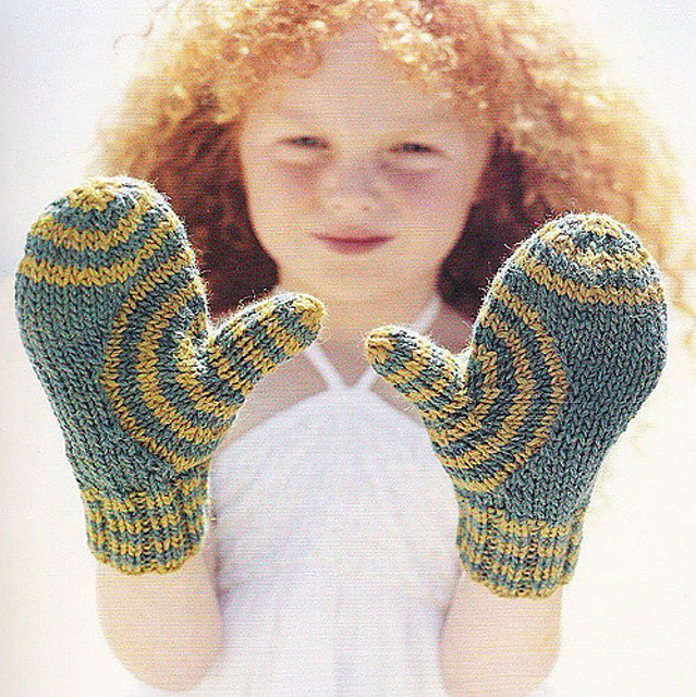 Ravelry Target Wave Mittens pattern by Norah Gaughan