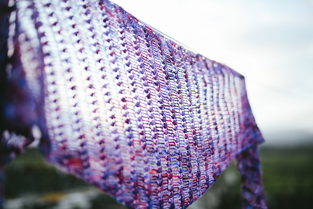 Agate shawl by Joanne Scrace