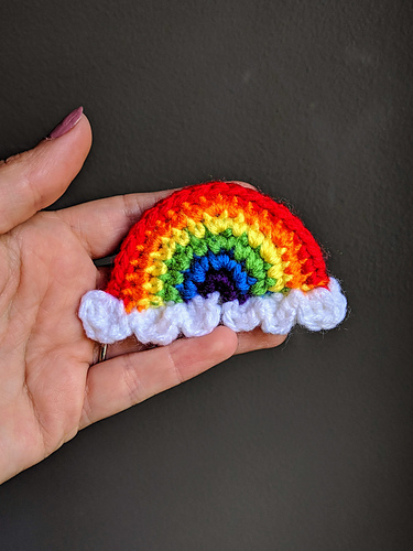Gay Pride Rainbow Pin/Brooch