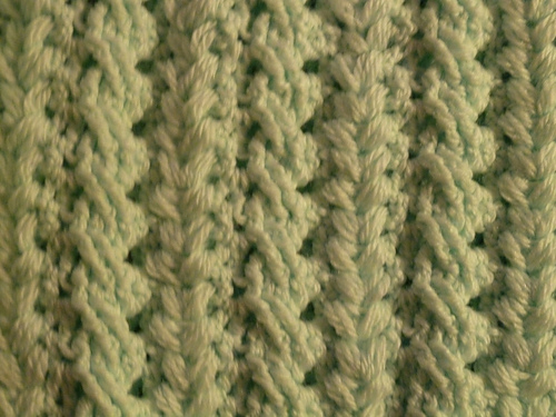 Cables and Hearts II Baby Sweater photo 6