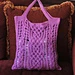 Lace Cable Market Bag pattern 