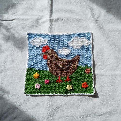 crazy chicken tapestry
