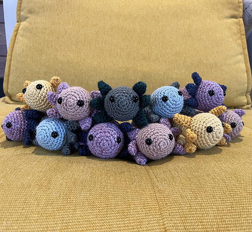 Lucy the Axolotl Amigurumi photo 5