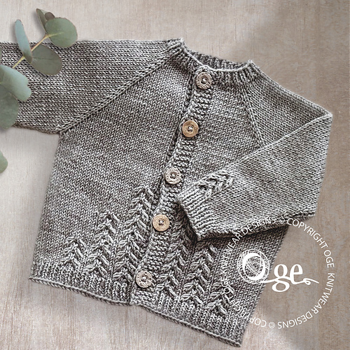 m*o様 Watermark Pattern Knitted Cardigan Watermark Cardigan | Knitting Pattern by Jared Flood