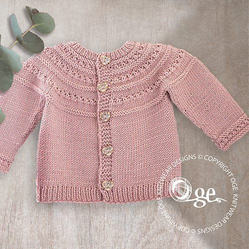 Luna Cardigan - OGE Knitwear Designs